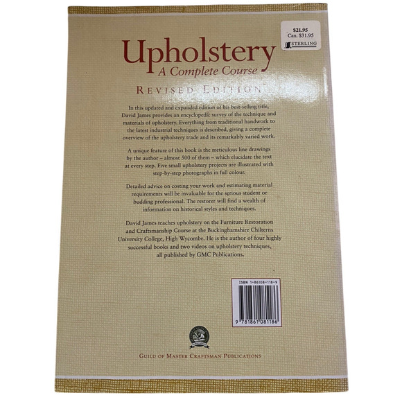 Upholstery: A Complete Course Chairs Sofas Ottomans Screens And Stools 2001 - Picture 2 of 13